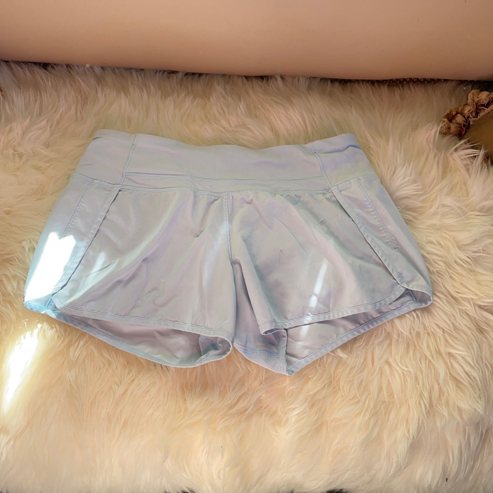 Light-blue, LuLu Lemon shorts!